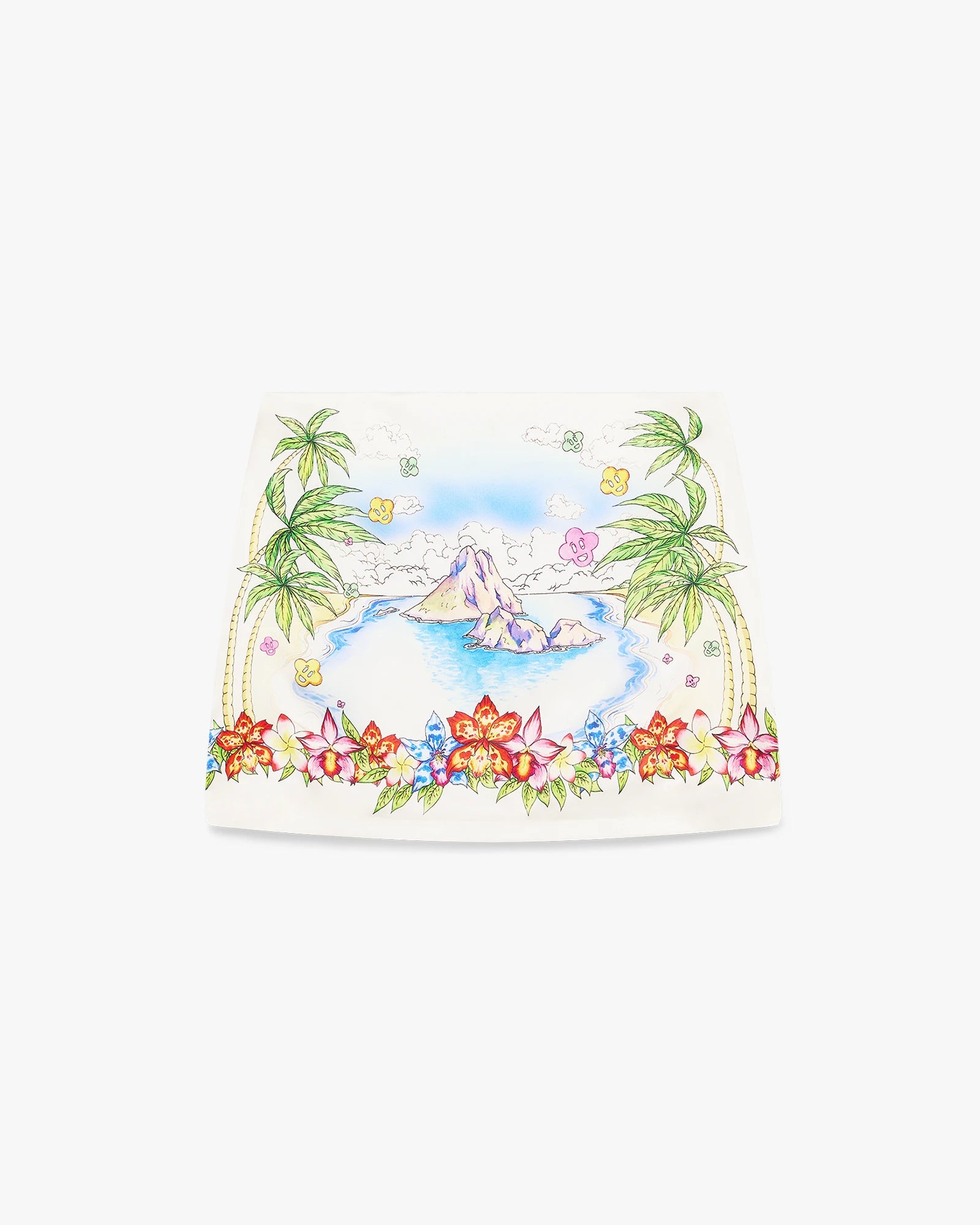 Better Days Silk Satin Mini Skirt