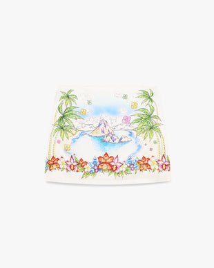 Better Days Silk Satin Mini Skirt