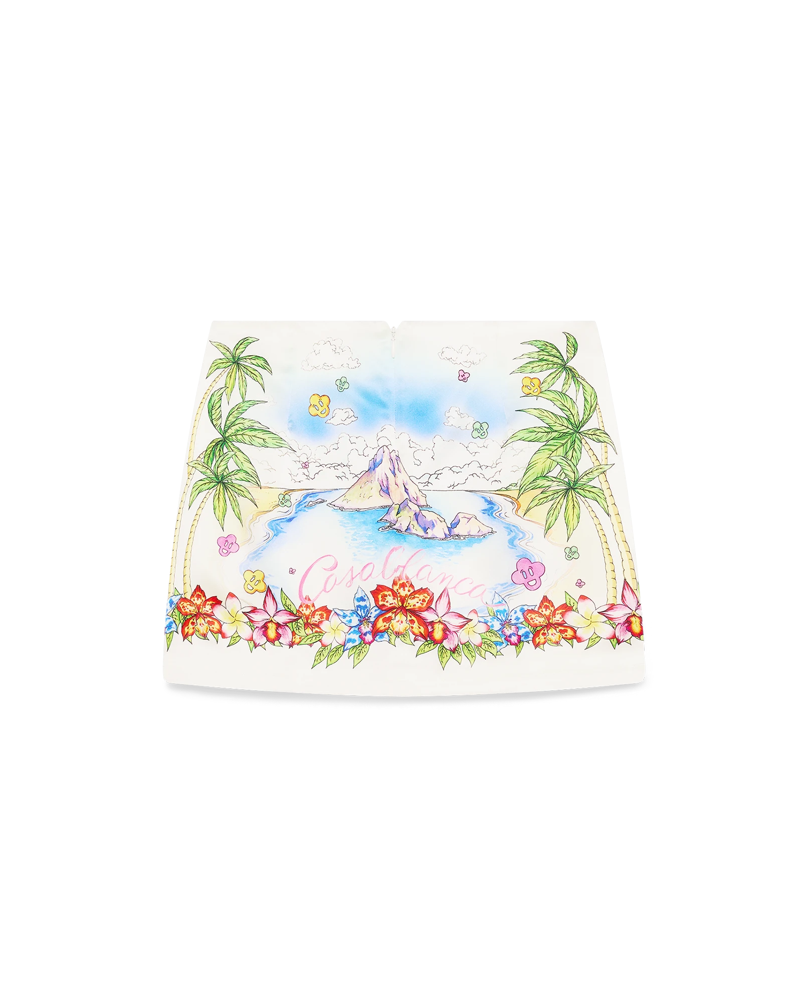 Better Days Silk Satin Mini Skirt