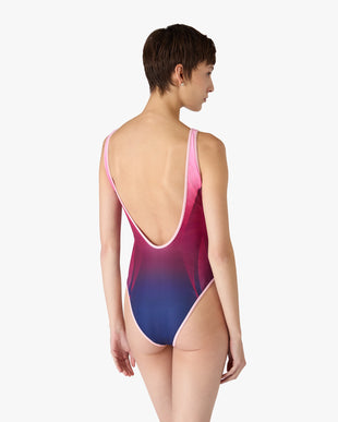 Aubergine Gradient Swimsuit