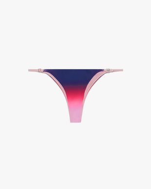 Bas de bikini dégradé aubergine