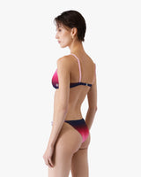 Aubergine Gradient Triangle Bikini Top