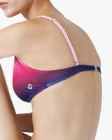 Aubergine Gradient Triangle Bikini Top