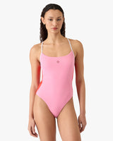 Pink Monogram Swimsuit