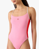 Pink Monogram Swimsuit
