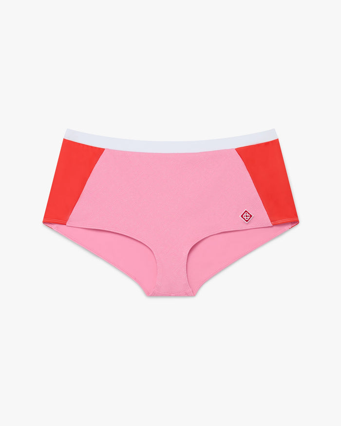 Pink Monogram Bikini Shorts
