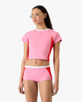 Pink Monogram Bikini Shorts