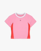 Pink Monogram Short Sleeve Rash Top