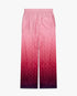 Aubergine Gradient Icon Logo Silk Trousers