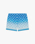 Blue Gradient Silk Shorts