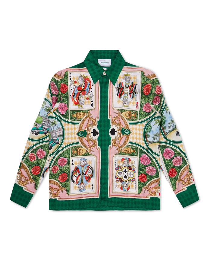 Le Jardin Des Cartes Silk Shirt