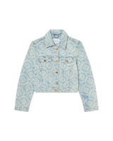 Bleached Classic Monogram Denim Jacket