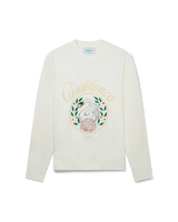 Emblem De Cygne Embroidered Sweatshirt