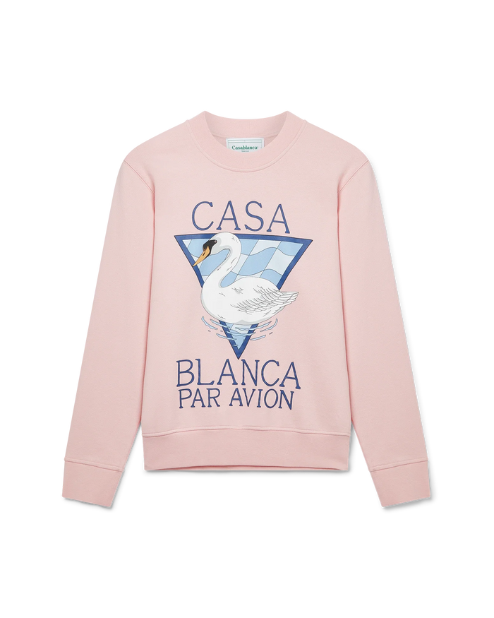 Casablanca Par Avion Screen Printed Sweatshirt