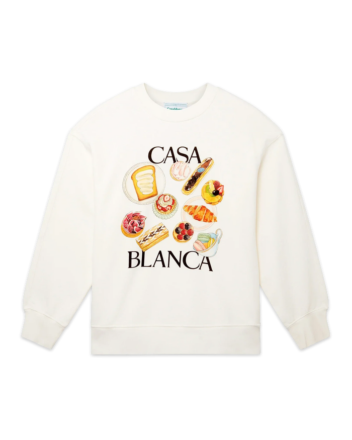 Patisseries En Vol Printed Boyfriend Sweatshirt