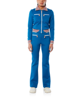 Blue Triple Zip Tracksuit Jacket