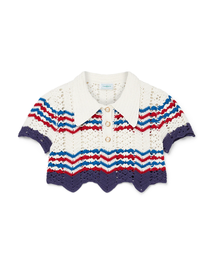 Crochet Chevron Polo