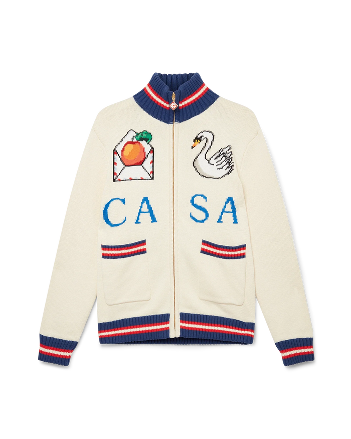 Casa Swan Zip Up Jacket