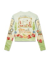 L'Appartement De Reve Printed Crew Neck Jumper