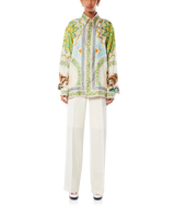 Mosaics Grecques Silk Shirt