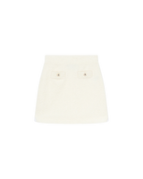 Off-White Terry Mini Skirt