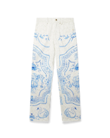 Plat A Dessert Printed Straight Leg Jeans