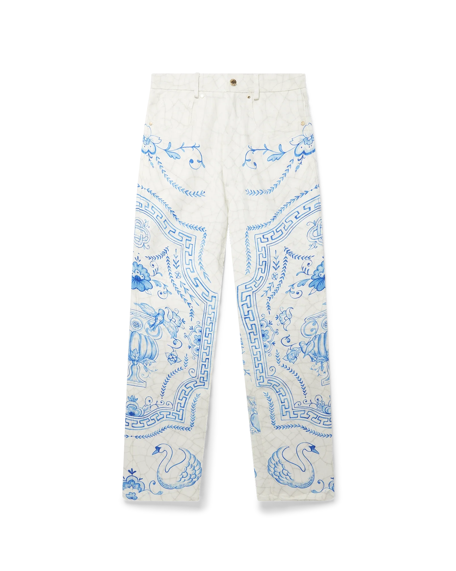 Plat Dessert Printed Straight Leg Jeans