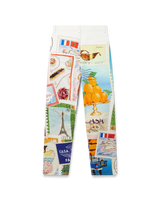 Souvenirs De Vacances Printed Straight Leg Jeans