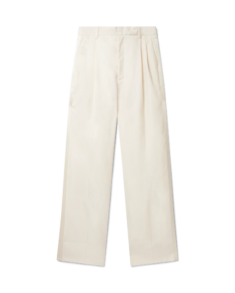 Off-White Wide Leg Trousers | Casablanca Paris Off-White Wide Leg Trousers | Casablanca Paris