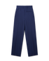 Navy Wide Leg Trousers