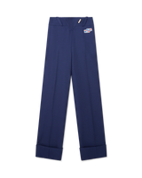 Navy Waist Panel Trousers