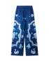 Plat A Dessert Bleu Printed Wide Leg Trousers