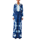 Plat A Dessert Bleu Printed Wide Leg Trousers