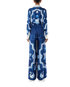 Plat A Dessert Bleu Printed Wide Leg Trousers