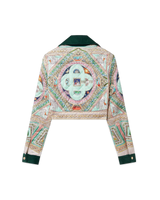 Le Labyrinthe Quilted Cropped Jacket