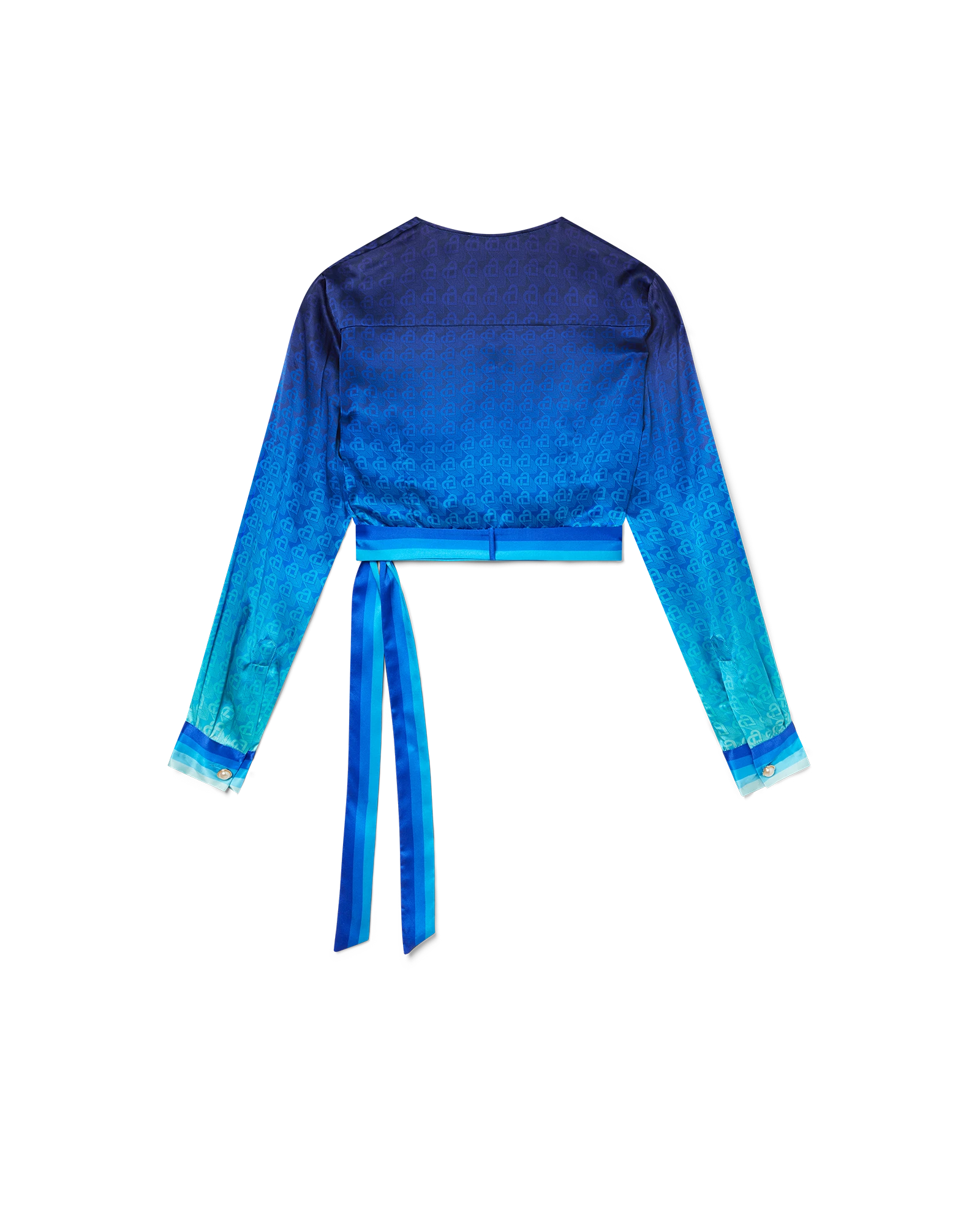 The Night View Wrap Blouse