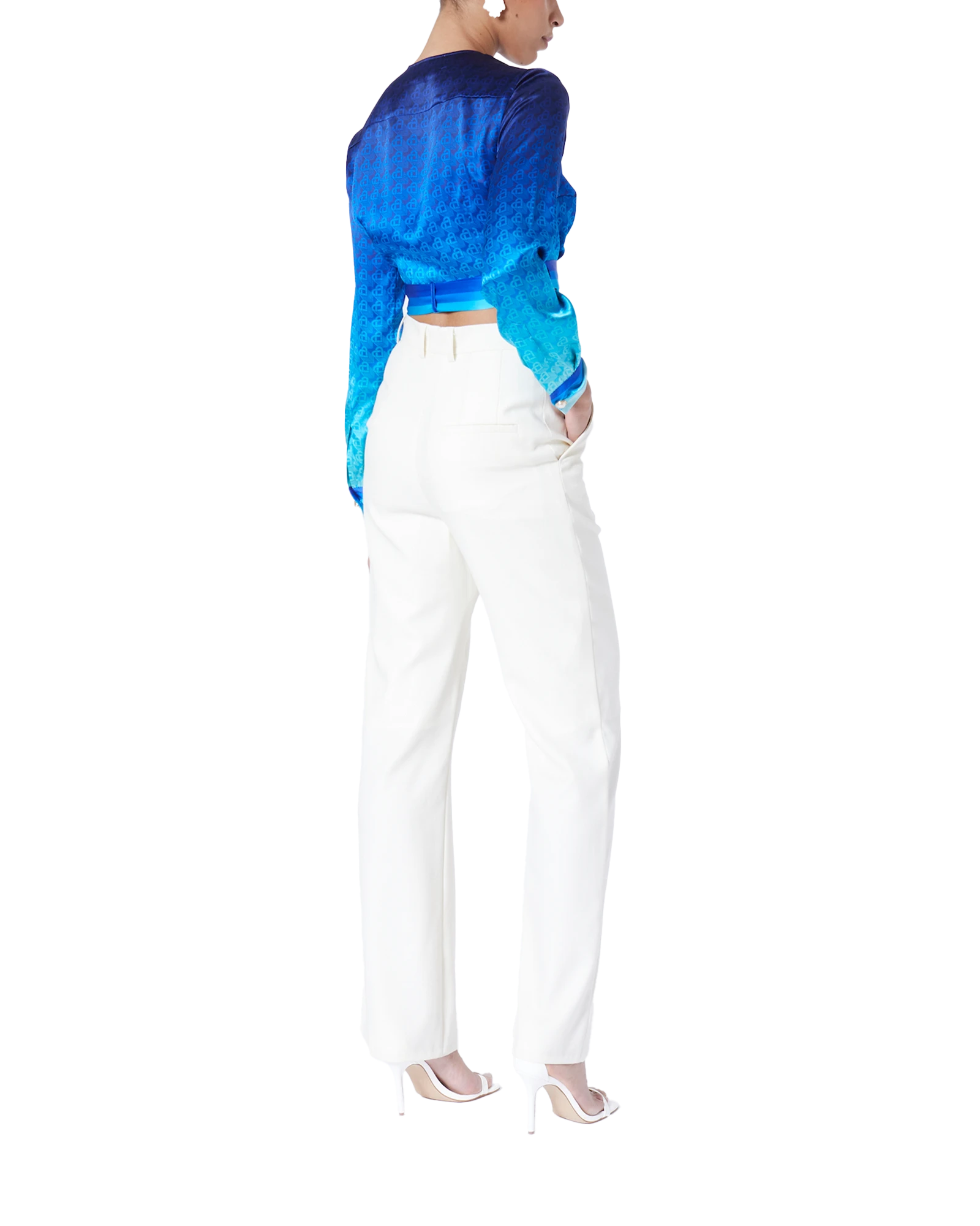 The Night View Wrap Blouse