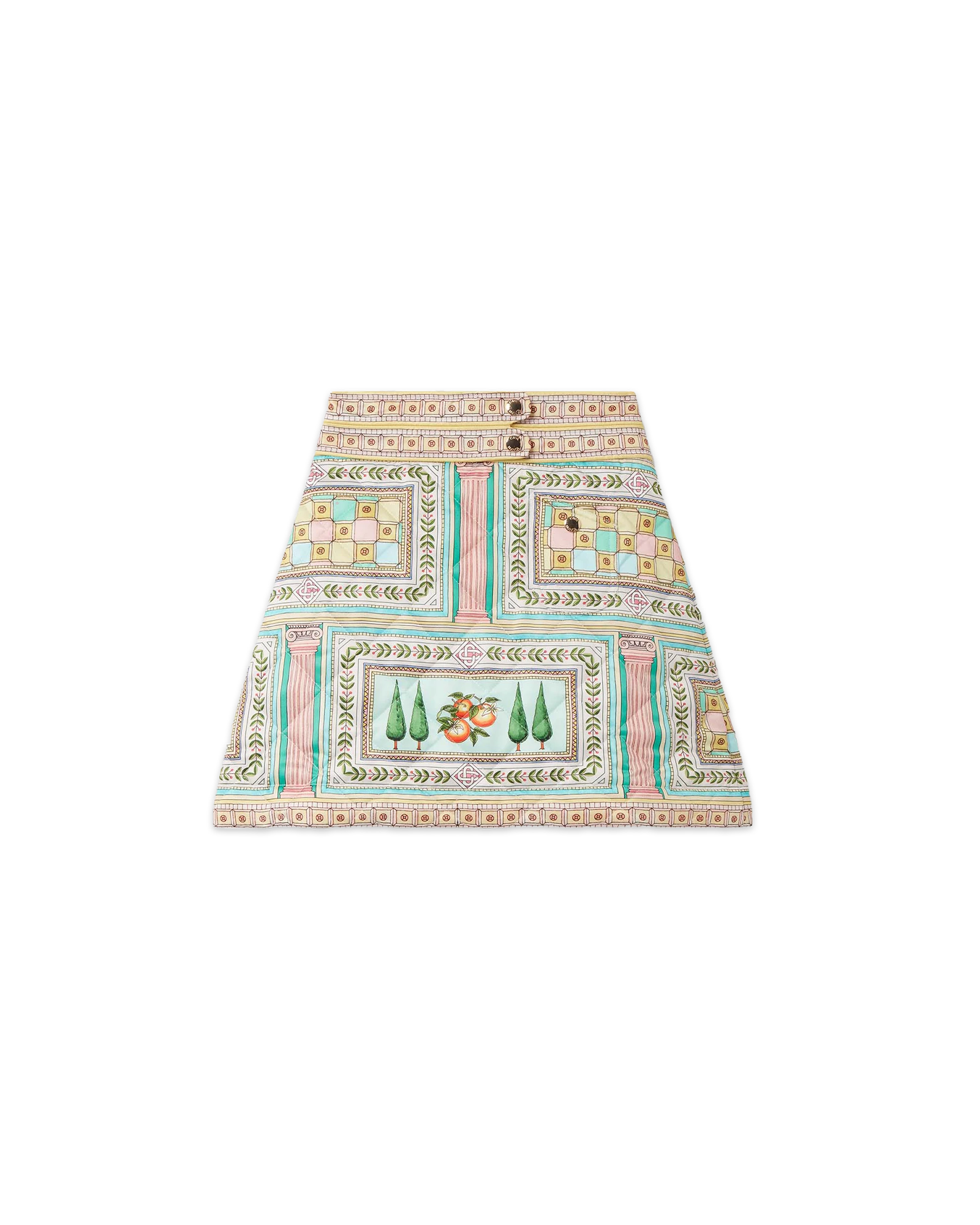 Le Labyrinthe Quilted Mini Skirt