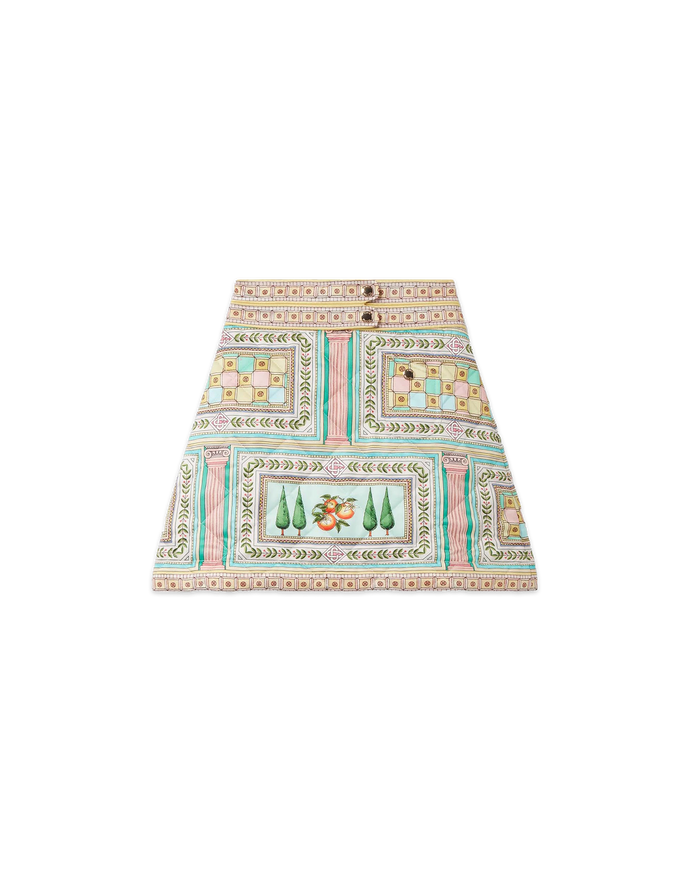 Le Labyrinthe Quilted Mini Skirt