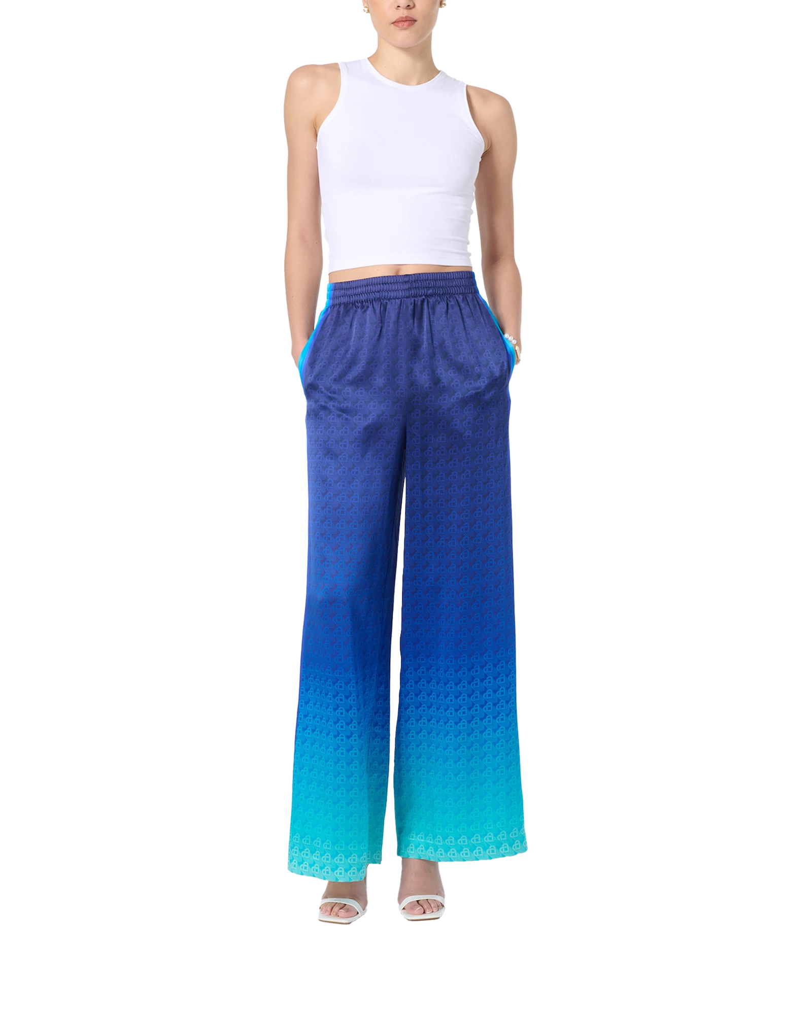 The Night View Wide Leg Trousers