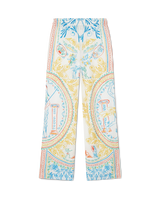 Crayon Vase Silk Trousers