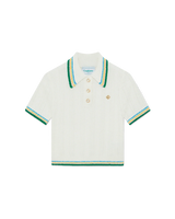 Rib Boucle Polo Shirt | Casablanca Paris Rib Boucle Polo Shirt | Casablanca Paris