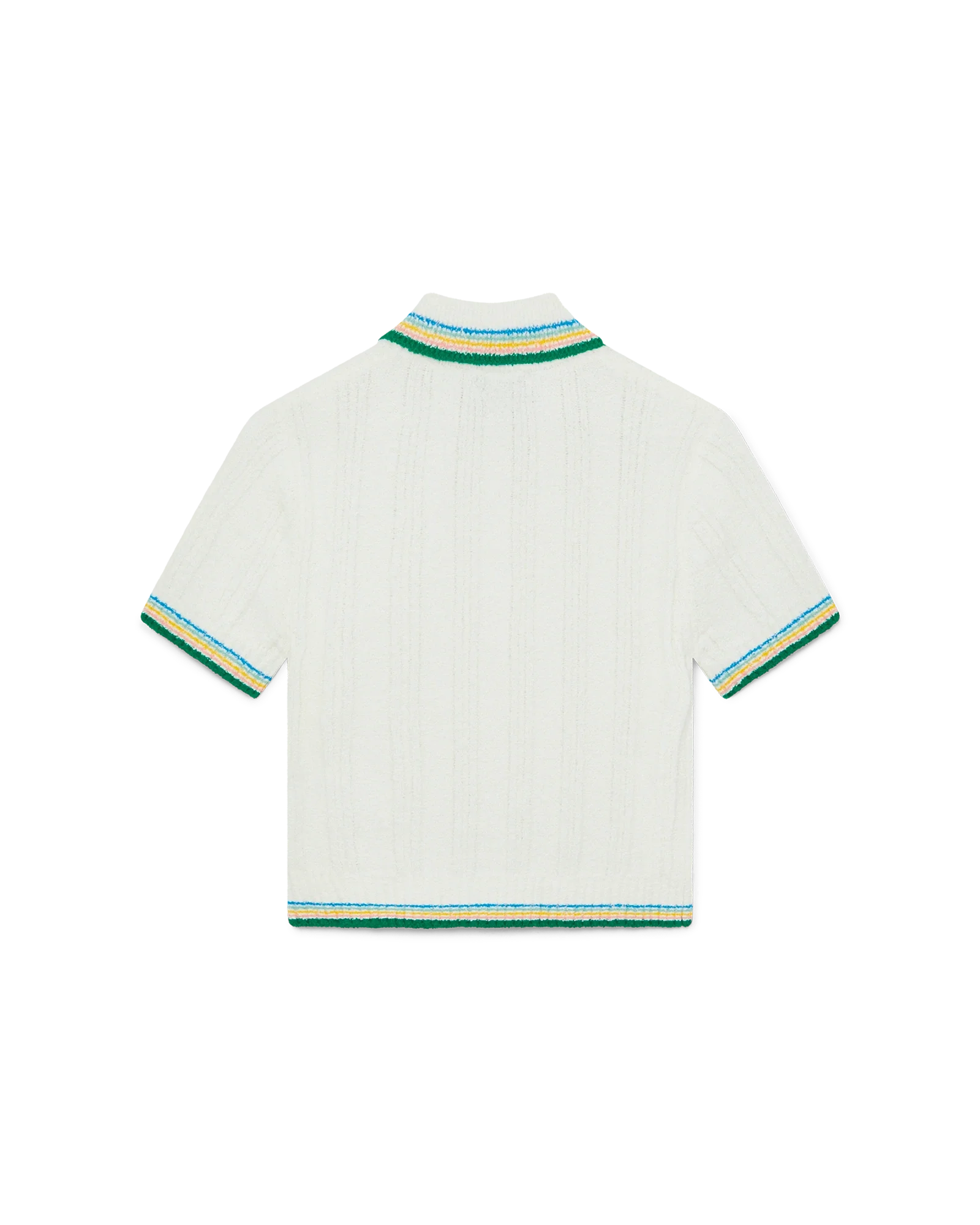 Rib Boucle Polo Shirt