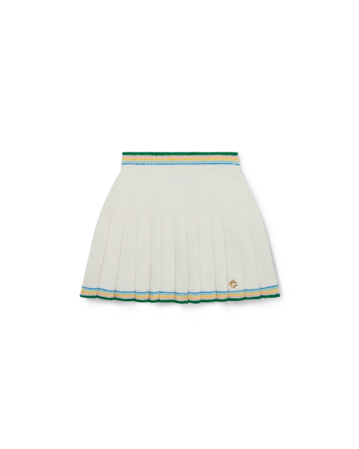 Boucle Pleated Skirt