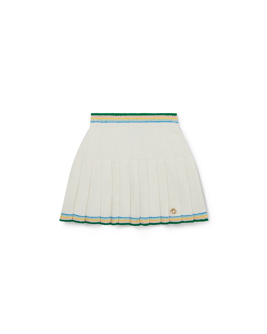 Boucle Pleated Skirt