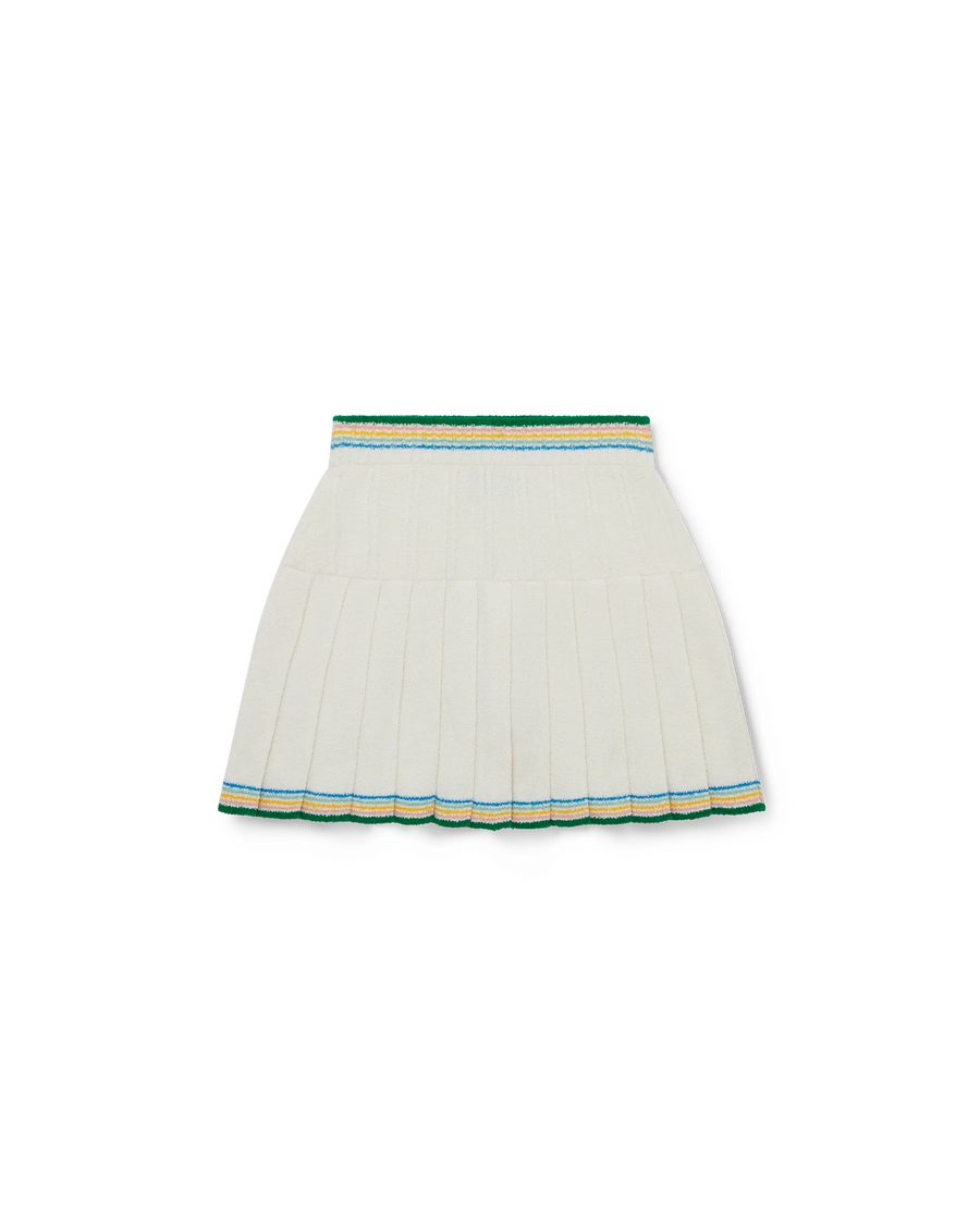 Boucle Pleated Skirt