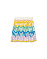 Gradient Wave Crochet Skirt