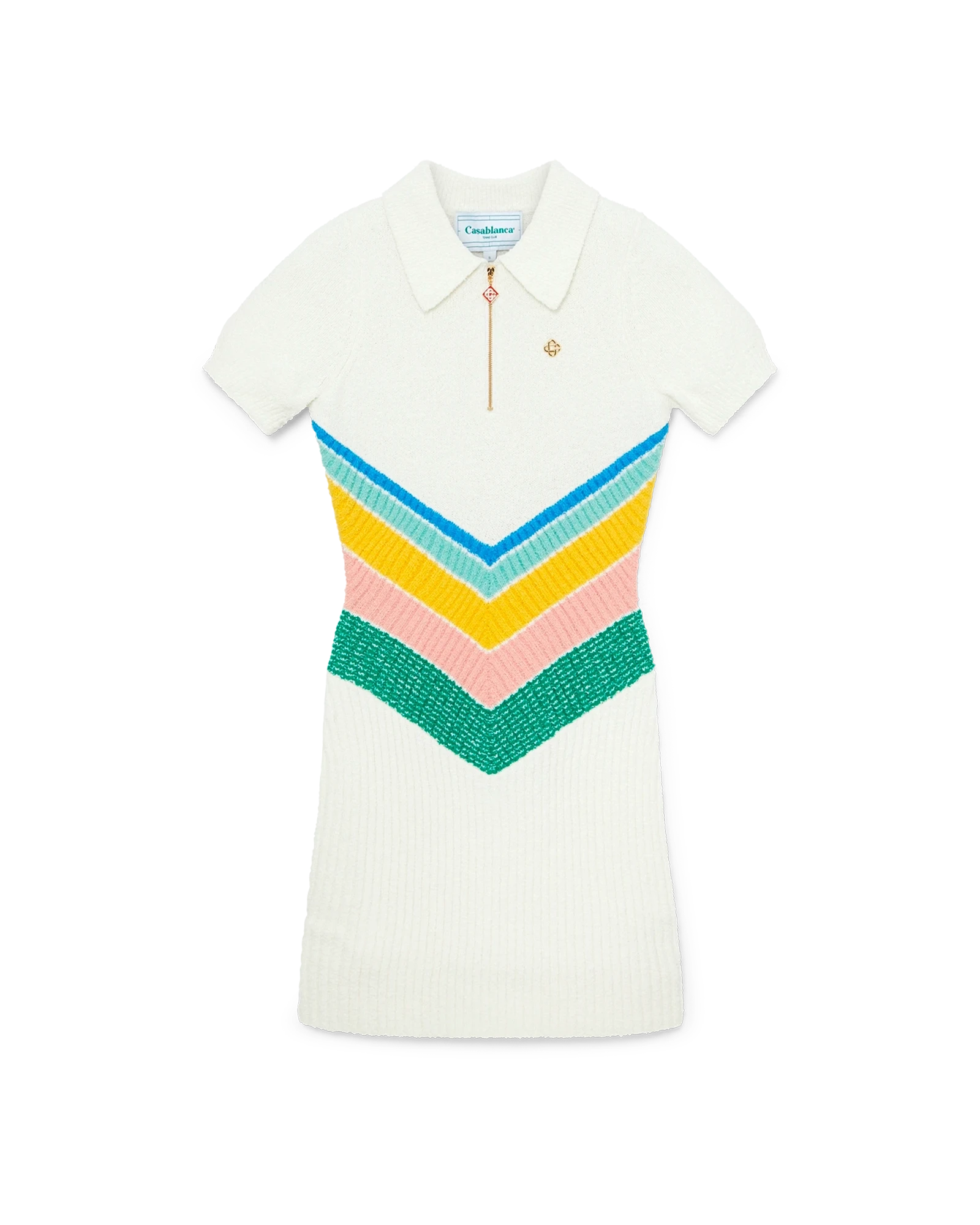 Boucle Chevron Dress