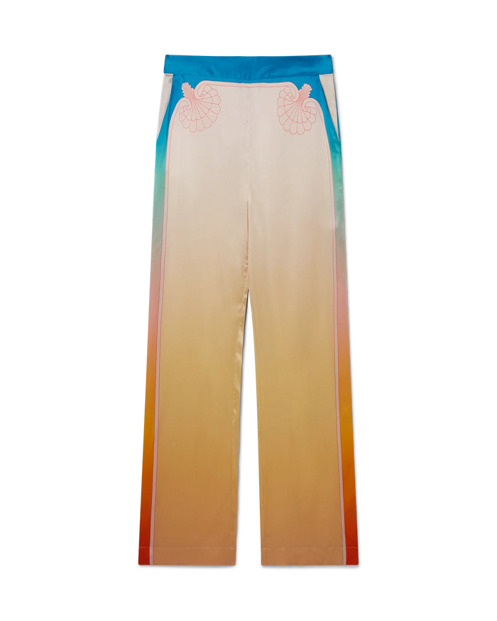 L'Arc Coloré Silk Trousers