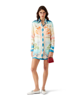 Tennis Club Silk Shirt Dress